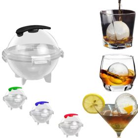 4pcs Whisky Ice Ball Mold; Round Ice Cube Mold; Random Color