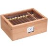 Spanish Cedar Wood Cigar Cooler Humidor Accessory Tools Cigaret Box