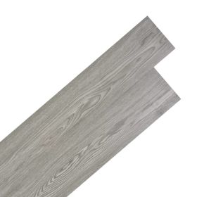 Self-adhesive PVC Flooring Planks 54 ftÂ² 0.08" Dark Gray