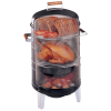 Charcoal Water Smoker with 2 Levels of Cooking