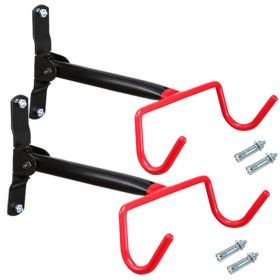 2x Bicycle Storage Garage Wall Mount Rack Hanger Cycling Steel Bike Hook Holder