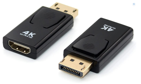 4K DisplayPort to HDMI Adapter;  Sorthol Uni-Directional Display Port DP to HDMI Adapter Male to Female Gold Plated