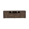 Brock Rectangle 2-Door TV Stand Dark Walnut