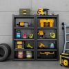 5-Tier Adjustable Metal Shelving Unit, Heavy Duty Shelving Utility Rack for garage Basement Kitchen Pantry Closet 31.5"W x 15.7"D x 63"H