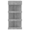 Bar Table with Storage Rack Concrete Gray 39.4"x19.7"x40"Engineered Wood