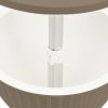 3-in-1 Ice Cooler Table Light Brown Polypropylene