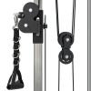 Lat Pulldown Machine Home Gym Fitness Silver