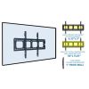 Heavy Duty Low Profile Fixed TV Wall Mount, Fits 43-70 inch Flat Screen TVs, 220 lbs. Capacity