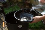 Charcoal Water Smoker with 2 Levels of Cooking