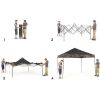 10 x 10 Instant 100 Sq. ft. Cooling Space Gazebo with Xtra, Outdoor and Camping