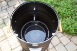 Charcoal Water Smoker with 2 Levels of Cooking