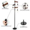 Farmhouse Tree Floor Lamp; 68 Inch 3 Lights Wood Standing Lamp