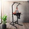 Bosonshop Power Tower Multi-Functional Pull Up Bar Dip Station Push Up Workout Exercise Equipment Height Adjustable Heavy Duty Strength Training Stand