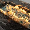 44inch Outdoor Fire Pit Table; Propane Fire Table with Ceramic Tabletop Gas Fire Table