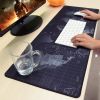 Large Gaming Mouse Pad Non-Slip Rubber Base Mousepad Durable Stitched Edges Smooth Surface