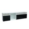 TV Stand High Gloss Doors Modern TV Stand LED(White/Black)