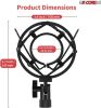 Microphone Condenser Mic for Computer Gaming; Podcast Tripod Stand Kit for Streaming; Recording; Vocals; Voice; Cardioids Studio Microphone 5 Core