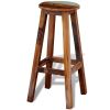 Bar Stool Solid Reclaimed Wood