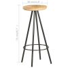 Bar Stools 4 pcs Rough Mango Wood