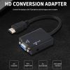 HDMI Male to Female VGA Computer Player Advertising Set-Top Box to TV Projector Monitor Adapter