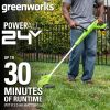 24V 12-inch TORQDRIVE String Trimmer with 2Ah USB Battery and Charger