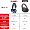 Bluetooth Wireless 5.0 USB Over Head Ear Stereo Headphone Noise Cancelling Headset Mic Gaming 5 Core Ratings (Black)