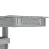 Wall Bar Table Gray Sonoma 40.2"x17.7"x40.7" Engineered Wood