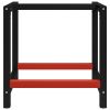 Work Bench Frame Metal 31.5"x22.4"x31.1" Black and Red