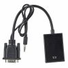 Full HD 1080P VGA to HDMI-compatible Converter Adapter Cable With Audio Output VGA HD Adapter for PC laptop to HDTV Projector