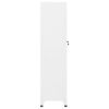 Locker Cabinet White 15"x17.7"x70.9" Steel