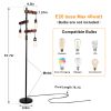 Farmhouse Tree Floor Lamp; 68 Inch 3 Lights Wood Standing Lamp