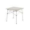 Compact 27.6" W x 27.6" L Roll-Top Aluminum Adult Camping Table,