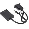 Full HD 1080P VGA to HDMI-compatible Converter Adapter Cable With Audio Output VGA HD Adapter for PC laptop to HDTV Projector