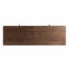 Clive 60 Inch Reclaimed Wood Rectangle Farmhouse TV Stand Media Console; 2 Doors; Iron Legs; Natural Brown