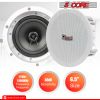 5 Core 6 Pieces 6.5 Inch Ceiling Speaker Wired Waterproof in Ceiling/in Wall Mounted CL 6.5-12 2W 6PCS