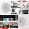 5 Core 6 Pieces 6.5 Inch Ceiling Speaker Wired Waterproof in Ceiling/in Wall Mounted CL 6.5-12 2W 6PCS