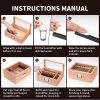 Spanish Cedar Wood Cigar Cooler Humidor Accessory Tools Cigaret Box