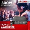 Amplifier Home Audio Receiver Amp Home Stereo System USB Input 3 Mic Aux Mini Amplifier for Speakers Surround Sound 5 Core AMP 40W-UTX-DLX