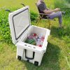 White color ice cooler box 65QT camping ice chest beer box outdoor fishing coolerBlue