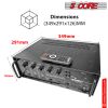 Amplifier Home Audio Receiver Amp Home Stereo System USB Input 3 Mic Aux Mini Amplifier for Speakers Surround Sound 5 Core AMP 40W-UTX-DLX