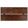 Bar Table Solid Reclaimed Wood Dark Brown 59.1"x27.6"x42.1"