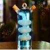 1pc Cocktail Cup, Creative Stylish Cocktail Wine Glass, Reusable Glassware Drink Cup, Christmas Glass Cup