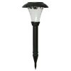 Solar Powered Black Stanford LED Pathway Light, 10 Lumens, (8 Count)