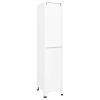 Locker Cabinet White 15"x17.7"x70.9" Steel