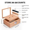 Spanish Cedar Wood Cigar Cooler Humidor Accessory Tools Cigaret Box
