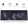 Large Gaming Mouse Pad Non-Slip Rubber Base Mousepad Durable Stitched Edges Smooth Surface