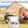 White color ice cooler box 65QT camping ice chest beer box outdoor fishing coolerBlue