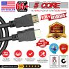 ULTRA HDMI CABLE 1.4 HDTV UHD 4K x 2K 3D Audio Return 6FT hdmi-6 HDMI 5 Core 6F BLK