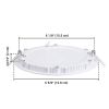 12W LED Ceiling Light Round Warm White