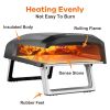 Gas Pizza Oven, Pizza Ovens for Outside Propane, Portable